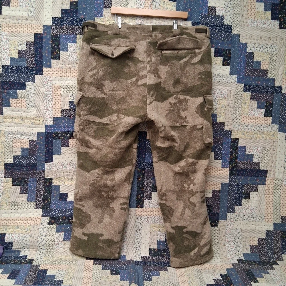 Cabelas Wooltimate Cargo Pants‎ Mens 44 Regular Camo Windshear Heavyweight